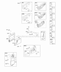 Air Cleaner Exhaust System Governor Spring Diagram and Parts List for  Briggs and Stratton Engine